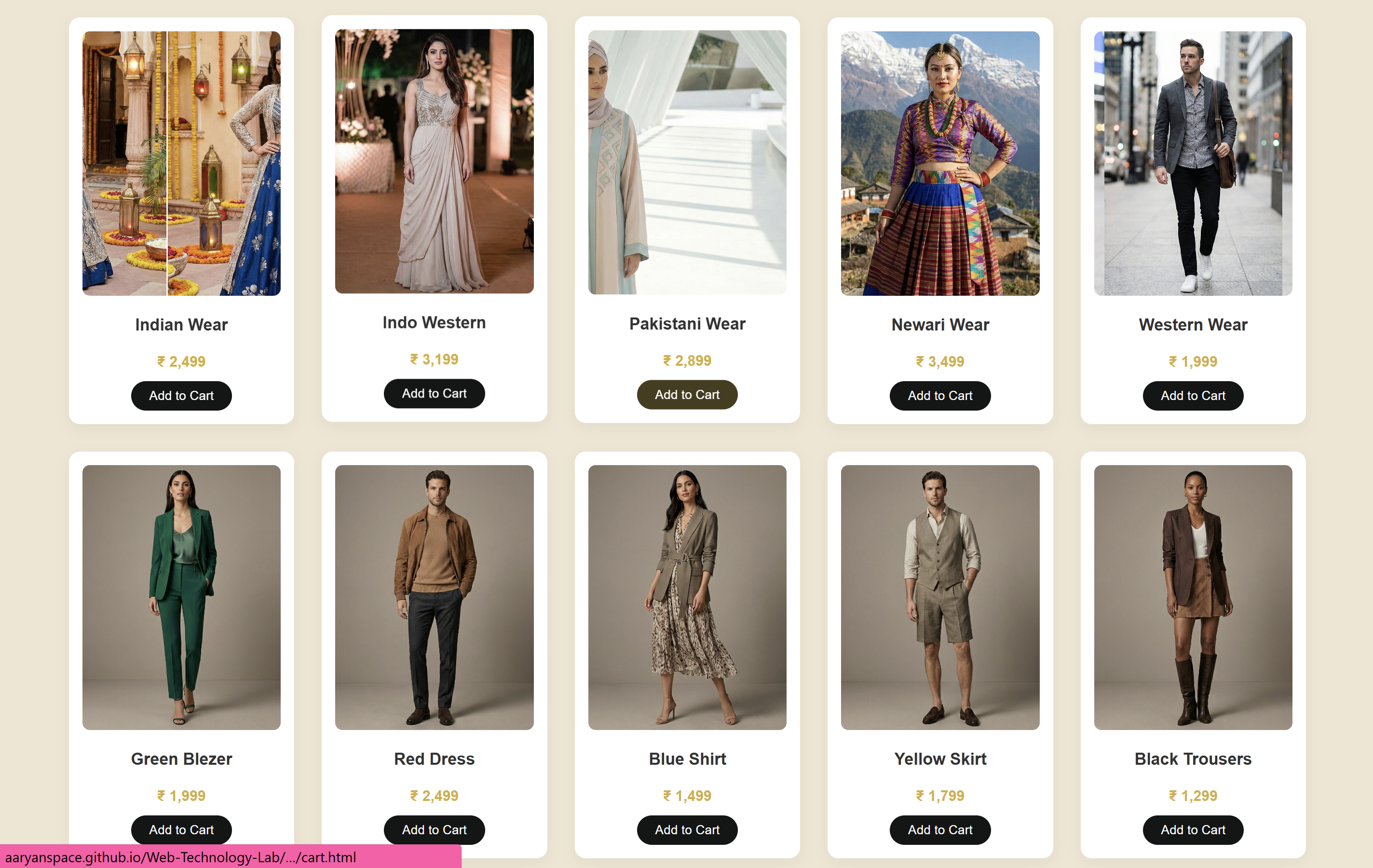 Full PahiranGo product grid